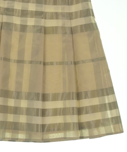 BURBERRY（バーバリー）ひざ丈スカート ベージュ サイズ:38(S位) レディース/2200622363103
