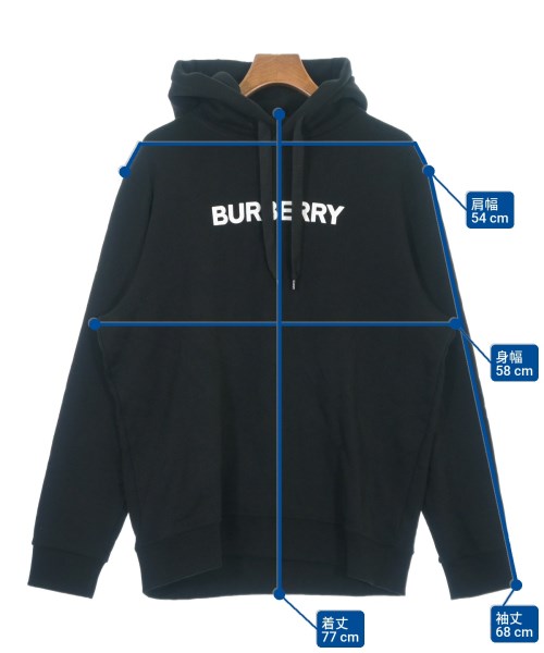 BURBERRY（バーバリー）パーカー 黒 サイズ:L メンズ/2200627001123