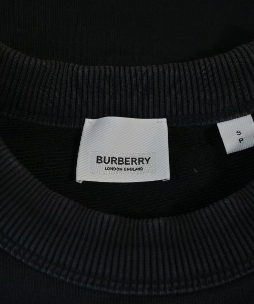 BURBERRY（バーバリー）スウェット 黒 サイズ:S メンズ/2200640800154