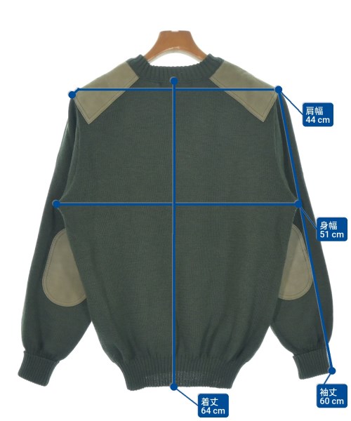 BURBERRY（バーバリー）ニット・セーター 緑 サイズ:M メンズ/2200639660035