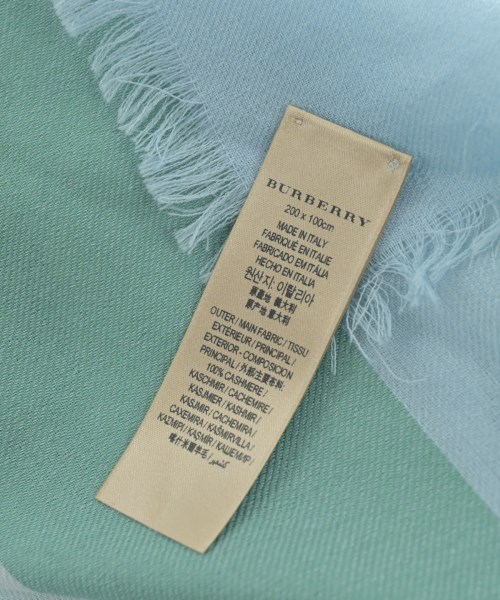 BURBERRY（バーバリー）ストール 青 サイズ:- レディース/2200641362019