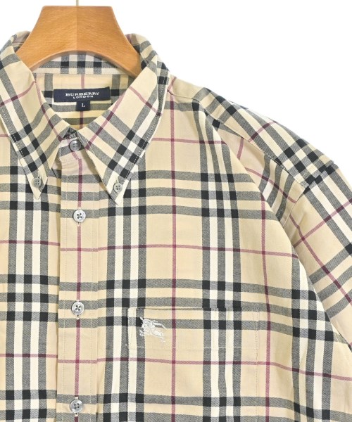 BURBERRY（バーバリー）カジュアルシャツ ベージュ サイズ:L メンズ/2200642833242