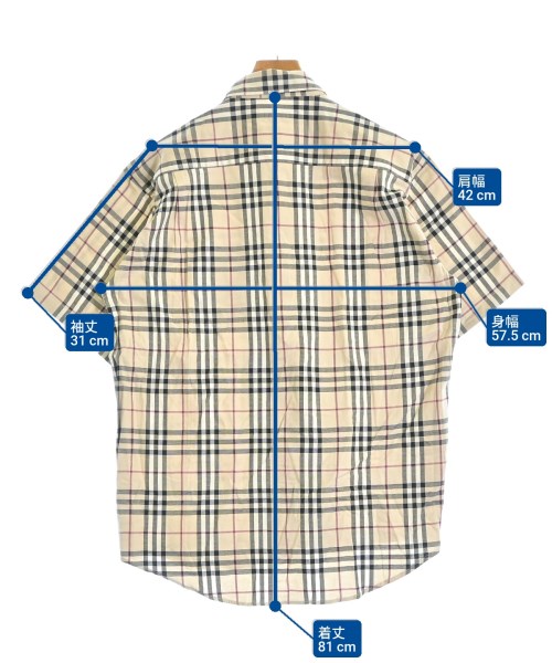 BURBERRY（バーバリー）カジュアルシャツ ベージュ サイズ:L メンズ/2200642833242