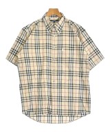 BURBERRY（バーバリー）カジュアルシャツ ベージュ サイズ:L メンズ/2200642833242