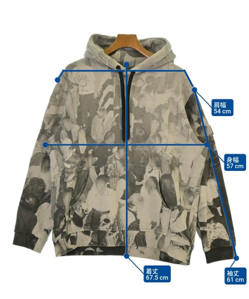 BURBERRY（バーバリー）パーカー グレー サイズ:L メンズ/2200642910097