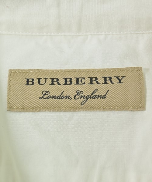 BURBERRY（バーバリー）カジュアルシャツ 白 サイズ:L メンズ/2200643525153