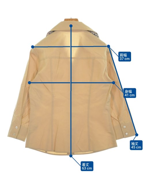 BURBERRY（バーバリー）カジュアルシャツ ベージュ サイズ:38(S位) レディース/2200629781030