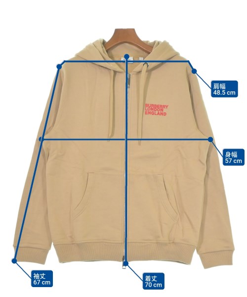 BURBERRY（バーバリー）パーカー ベージュ サイズ:M メンズ/2200643756359