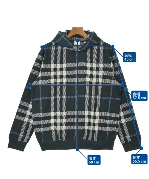 BURBERRY（バーバリー）パーカー 紺 サイズ:M メンズ/2200643857049