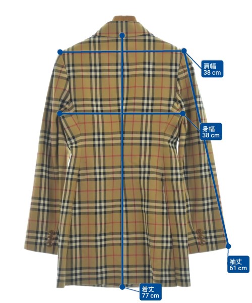 BURBERRY（バーバリー）カジュアルジャケット 茶 サイズ:36(XS位) レディース/2200597767029