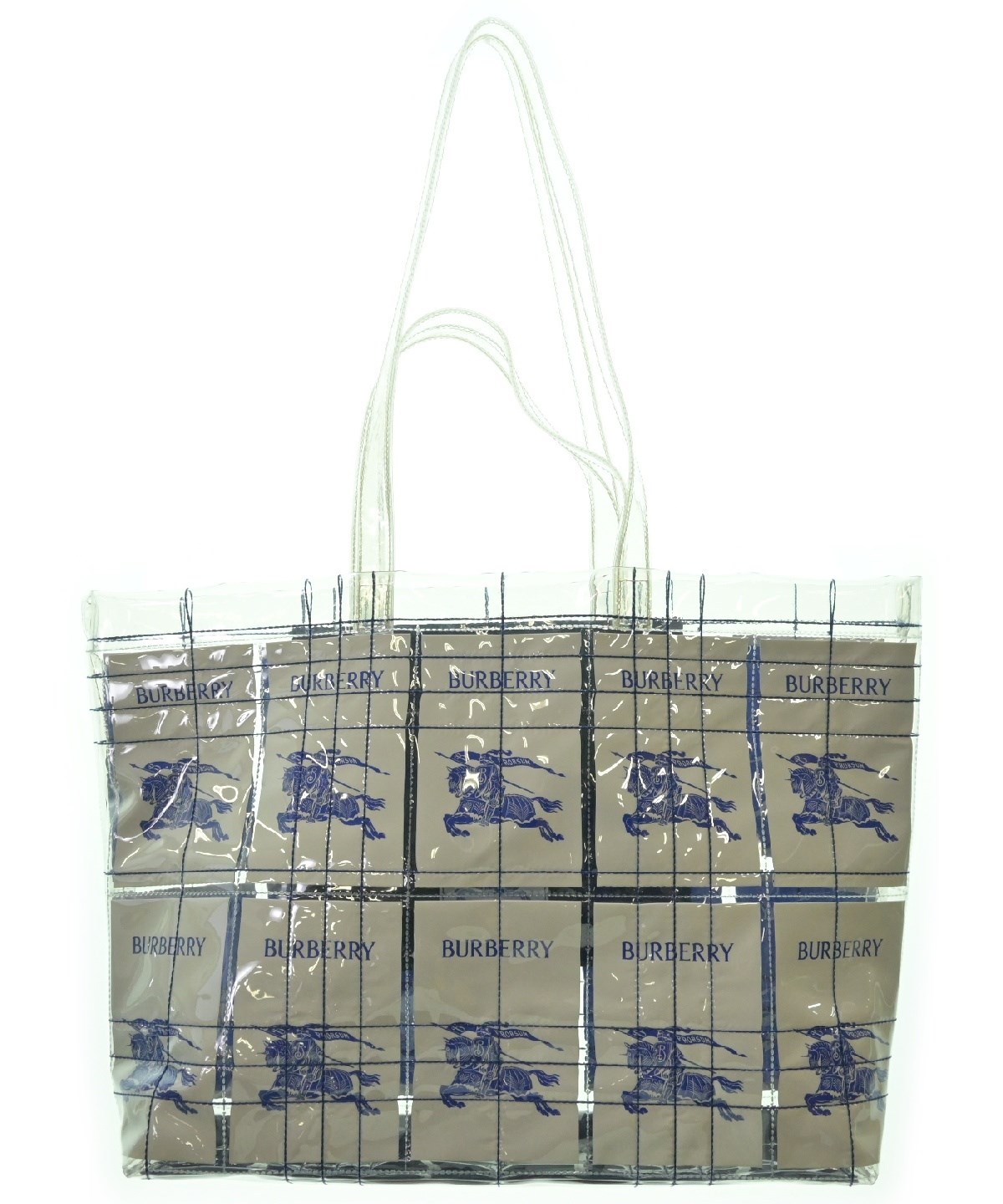 BURBERRY BLUE LABEL トートバッグ 紫グレー BURBERRY BLUE LABEL トートバッグ グレー｜Yahoo!フリマ（旧