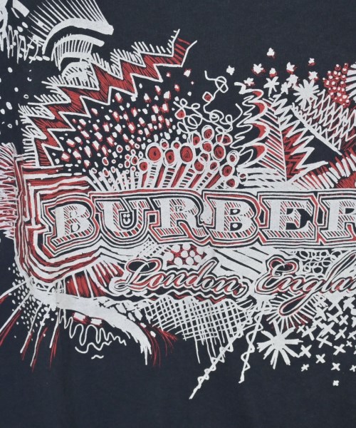 BURBERRY（バーバリー）Tシャツ・カットソー 紺 サイズ:XL メンズ/2200622836041