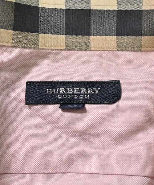 BURBERRY（バーバリー）カジュアルシャツ ピンク サイズ:M メンズ/2200623081273
