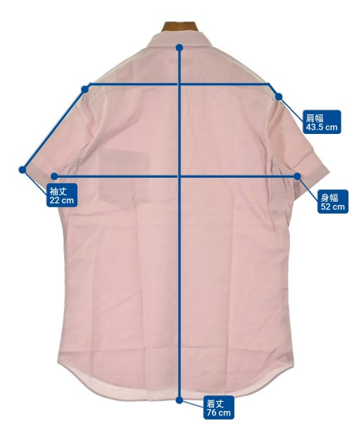 BURBERRY（バーバリー）カジュアルシャツ ピンク サイズ:M メンズ/2200623081273