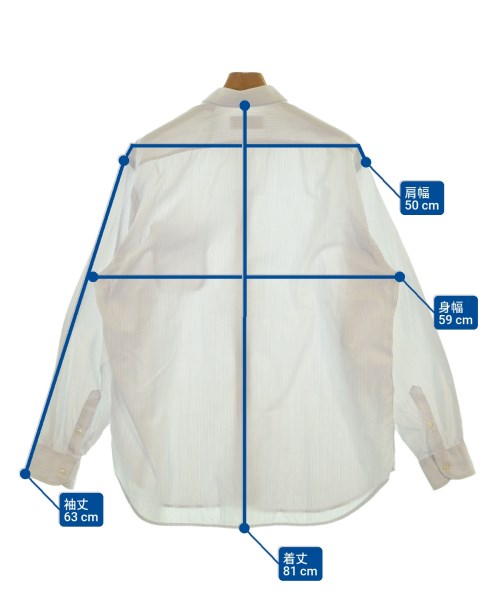 BURBERRY（バーバリー）カジュアルシャツ 白 サイズ:43(M位) メンズ/2200623388044