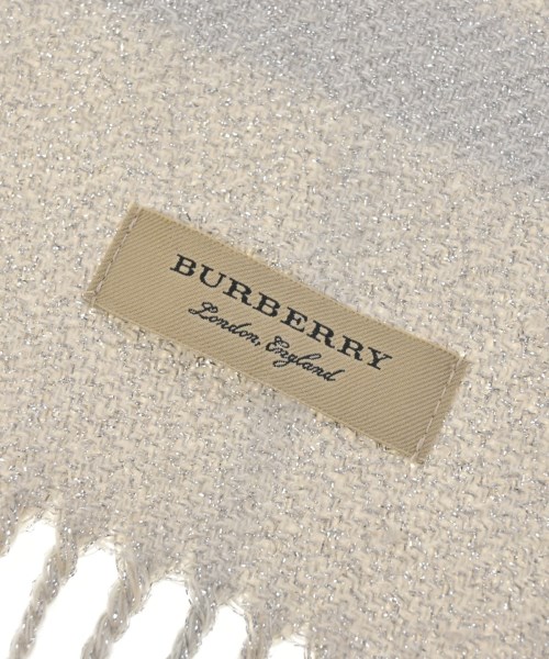 BURBERRY（バーバリー）マフラー 白 サイズ:- レディース/2200624433026