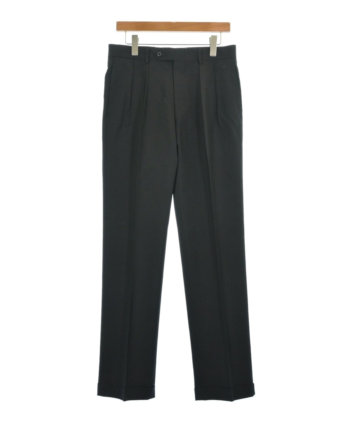 Burberry シンプルスラックス 42 ブラック バーバリーブラックレーベル