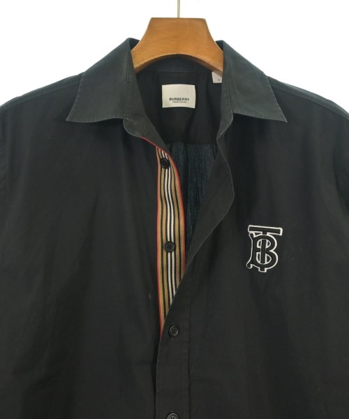 BURBERRY（バーバリー）カジュアルシャツ 黒 サイズ:M メンズ/2200623971048