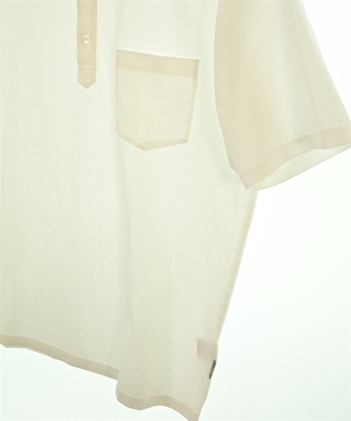 BURBERRY（バーバリー）ポロシャツ 白 サイズ:L メンズ/2200615360034