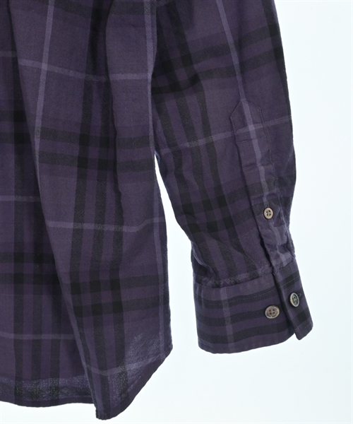 BURBERRY（バーバリー）カジュアルシャツ 紫 サイズ:L メンズ/2200628066060