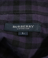 BURBERRY（バーバリー）カジュアルシャツ 紫 サイズ:L メンズ/2200628066060