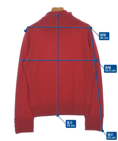 BURBERRY（バーバリー）ニット・セーター 赤 サイズ:2(M位) レディース/2200612480049