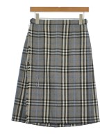 BURBERRY（バーバリー）ひざ丈スカート グレー サイズ:6(XS位) レディース/2200629647107
