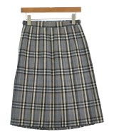 BURBERRY（バーバリー）ひざ丈スカート グレー サイズ:6(XS位) レディース/2200629647107