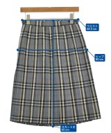 BURBERRY（バーバリー）ひざ丈スカート グレー サイズ:6(XS位) レディース/2200629647107