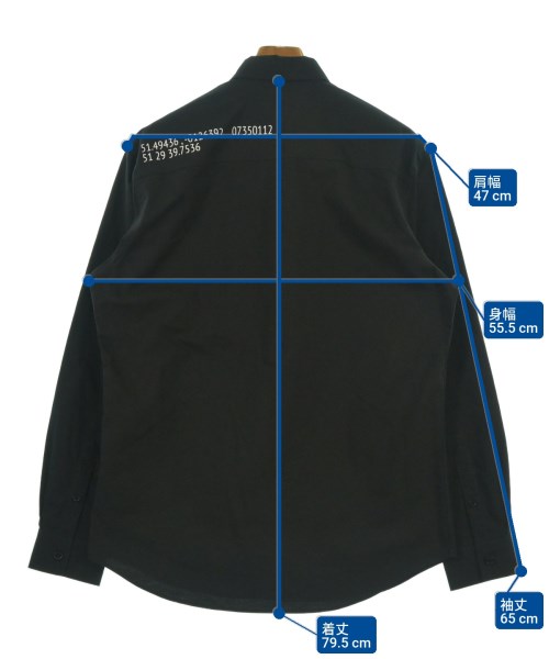 BURBERRY（バーバリー）カジュアルシャツ 黒 サイズ:M メンズ/2200619171308