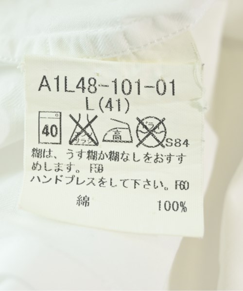 BURBERRY（バーバリー）カジュアルシャツ 白 サイズ:L メンズ/2200632003037