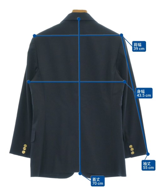 BURBERRY（バーバリー）テーラードジャケット 紺 サイズ:9(M位) レディース/2200632237012