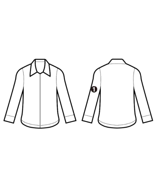 BURBERRY（バーバリー）ブラウス 紺 サイズ:36(XS位) レディース/2200632373062