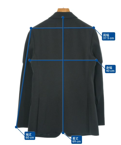 BURBERRY（バーバリー）テーラードジャケット 黒 サイズ:38(S位) レディース/2200632914029