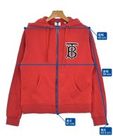 BURBERRY（バーバリー）パーカー 赤 サイズ:S メンズ/2200617430070