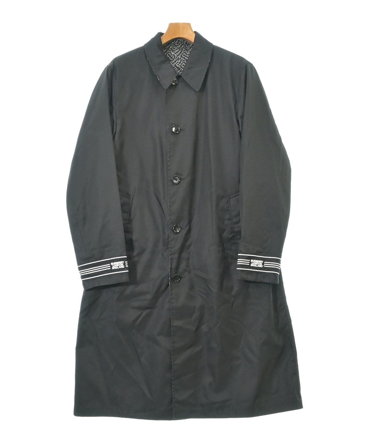 BURBERRY（バーバリー）ステンカラーコート 黒 サイズ:46(M位) メンズ