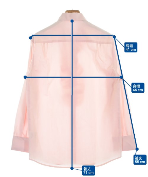 BURBERRY（バーバリー）ドレスシャツ ピンク サイズ:7R(S位) レディース/2200613631044