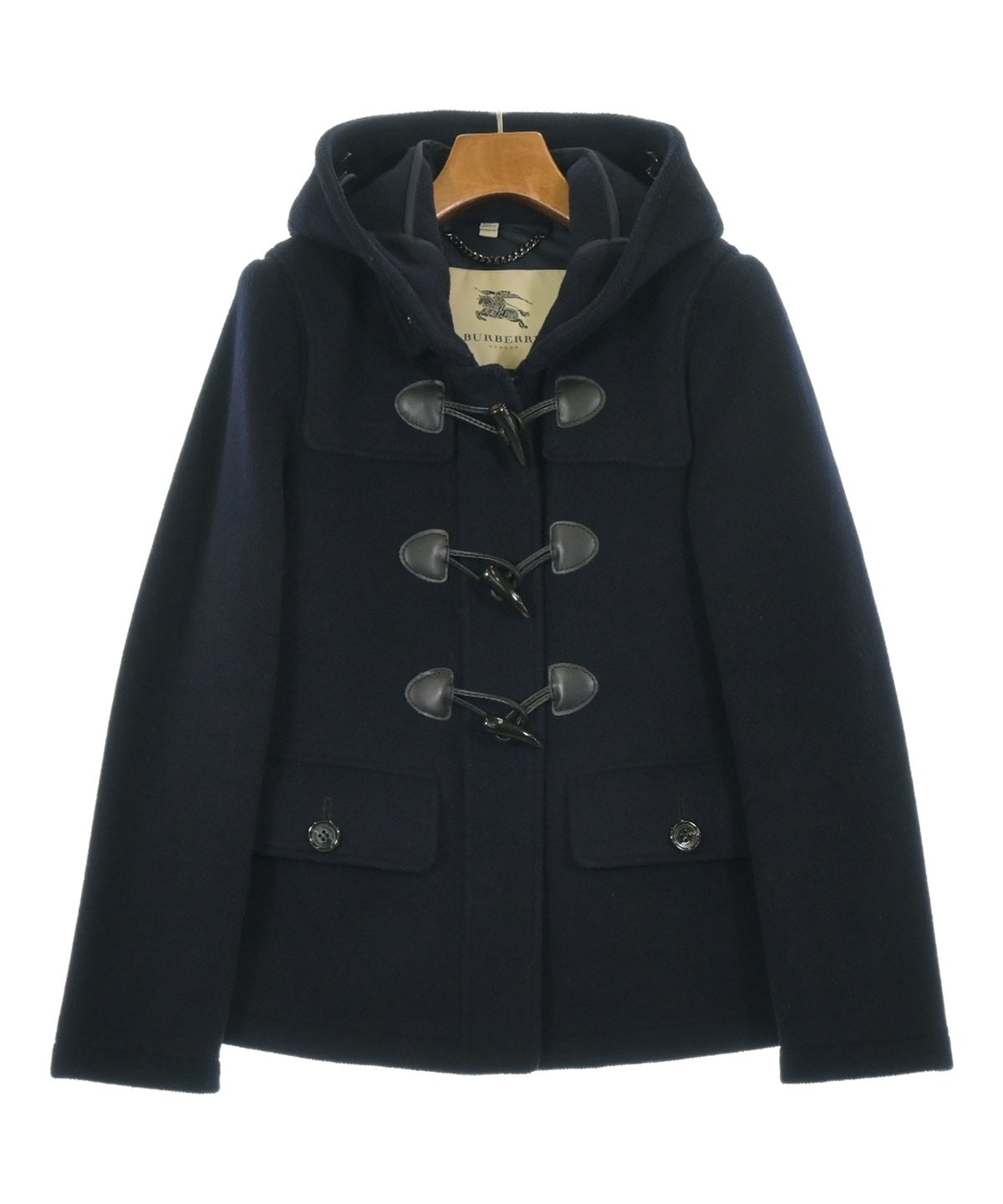 Burberry ダッフルコート ネイビー S BURBERRY（バーバリー）ダッフルコート 紺 サイズ:6(XS位