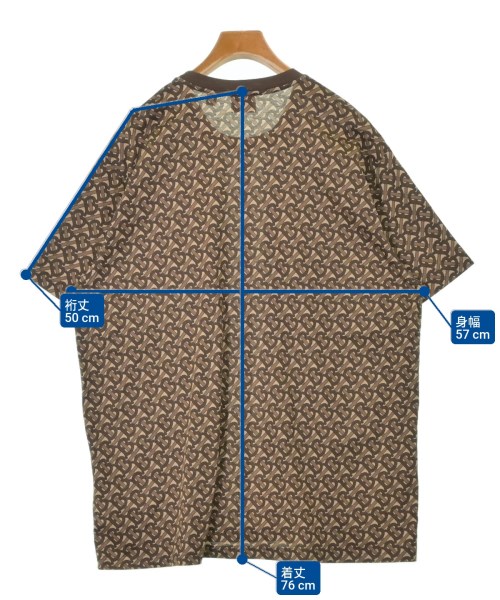 BURBERRY（バーバリー）Tシャツ・カットソー 茶 サイズ:XL メンズ/2200616768013