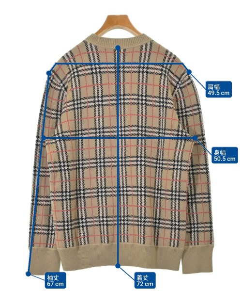 BURBERRY（バーバリー）ニット・セーター ベージュ サイズ:XL メンズ/2200616768020