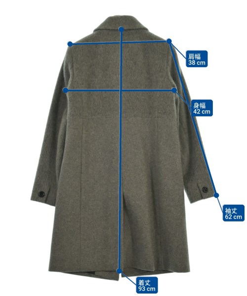 BURBERRY（バーバリー）ステンカラーコート グレー サイズ:38(S位) レディース/2200610114014