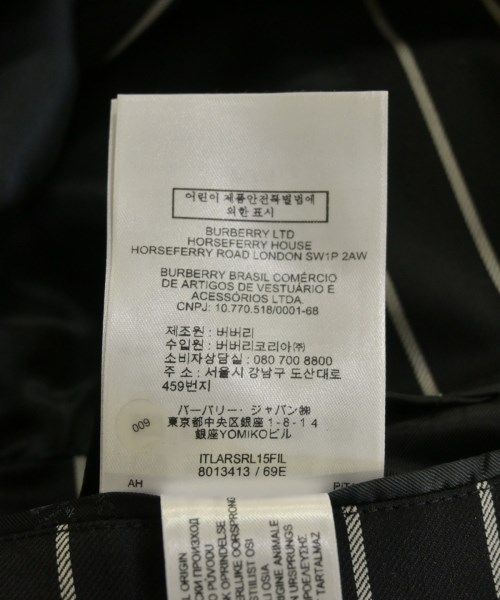 BURBERRY（バーバリー）ビジネス 黒 サイズ:44R(S位) メンズ/2200617821014