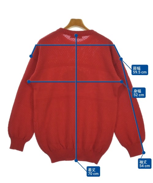 BURBERRY（バーバリー）ニット・セーター 赤 サイズ:40(M位) メンズ/2200618491018