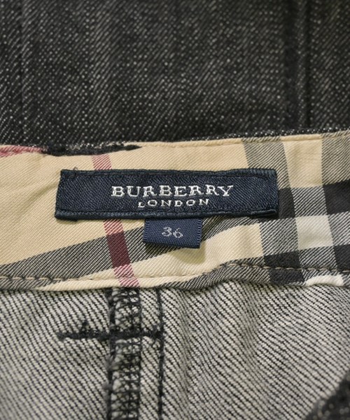 BURBERRY（バーバリー）ひざ丈スカート 紺 サイズ:36(XS位) レディース/2200612545090