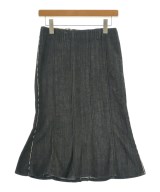 BURBERRY（バーバリー）ひざ丈スカート 紺 サイズ:36(XS位) レディース/2200612545090