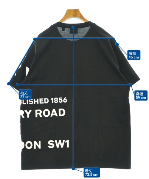 BURBERRY（バーバリー）Tシャツ・カットソー 黒 サイズ:M メンズ/2200619676278