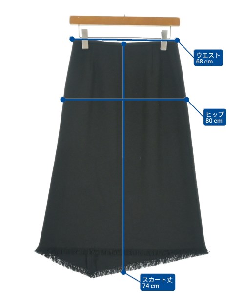 BURBERRY（バーバリー）ロング・マキシ丈スカート 黒 サイズ:38(S位) レディース/2200610687020