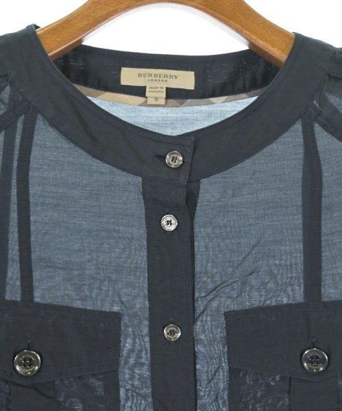 BURBERRY（バーバリー）ブラウス 紺 サイズ:S レディース/2200616419199