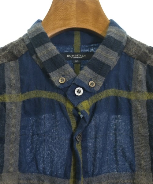BURBERRY（バーバリー）カジュアルシャツ 紺 サイズ:38(S位) メンズ/2200620272247