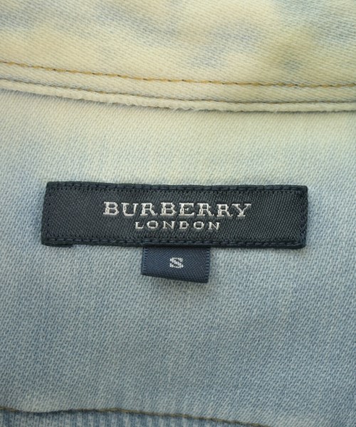 BURBERRY（バーバリー）カジュアルシャツ 青 サイズ:S メンズ/2200620272292